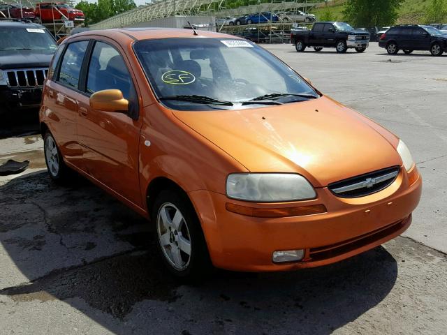 KL1TG66616B595016 - 2006 CHEVROLET AVEO LT ORANGE photo 1