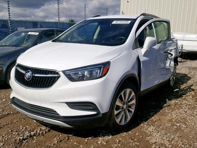 KL4CJASB1HB180050 - 2017 BUICK ENCORE PRE WHITE photo 2