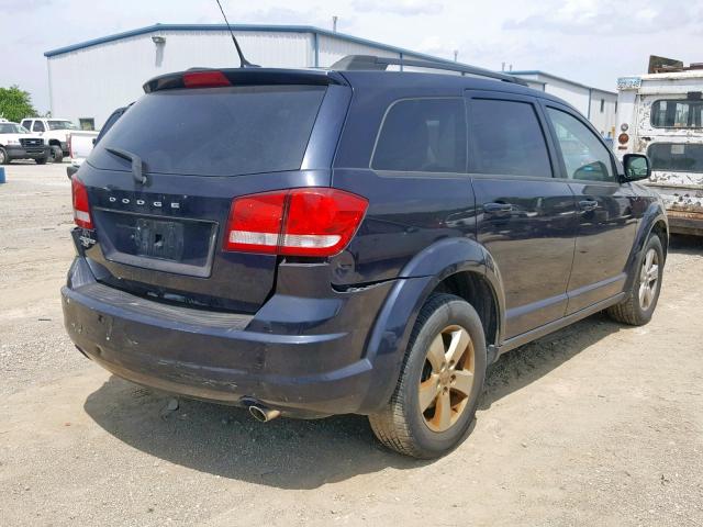 3D4PH1FG6BT515059 - 2011 DODGE JOURNEY MA BLUE photo 4