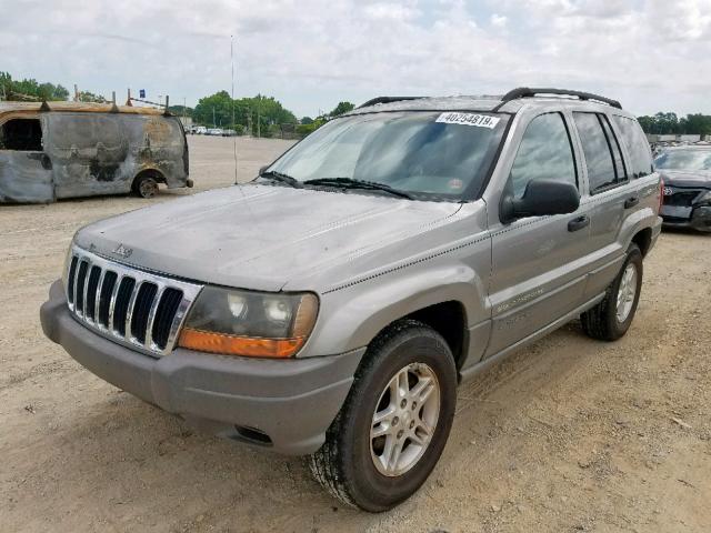 1J4GX48S42C159767 - 2002 JEEP GRAND CHER SILVER photo 2