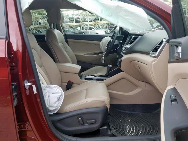 KM8J3CA23JU621221 - 2018 HYUNDAI TUCSON VAL MAROON photo 5