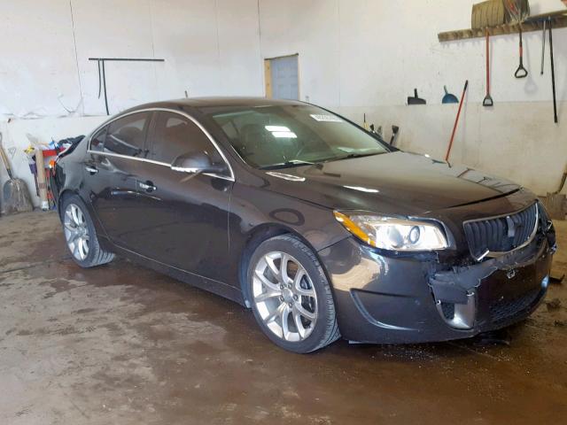 2G4GV5GVXC9154347 - 2012 BUICK REGAL GS BLACK photo 1