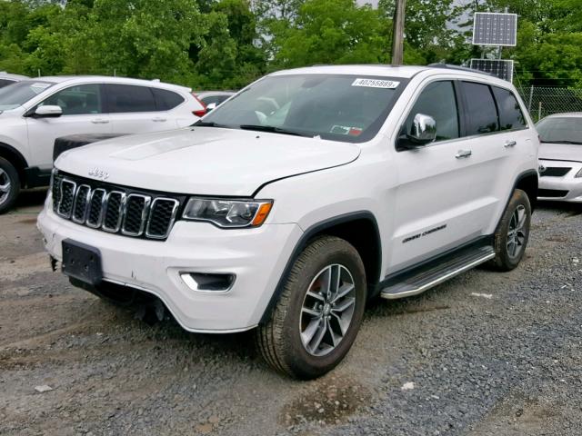 1C4RJFBG7HC739443 - 2017 JEEP GRAND CHER WHITE photo 2