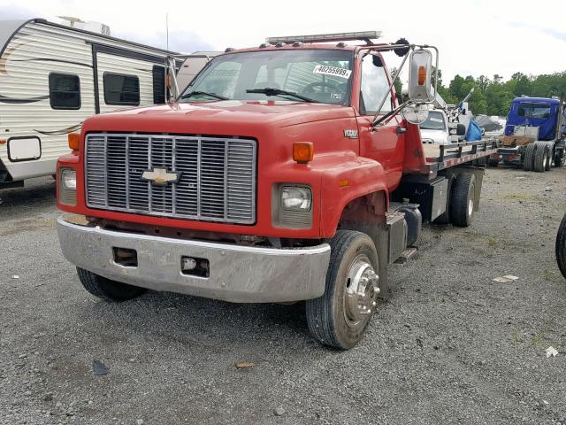 1GBJ6H1J6SJ113137 - 1995 CHEVROLET KODIAK C6H RED photo 2