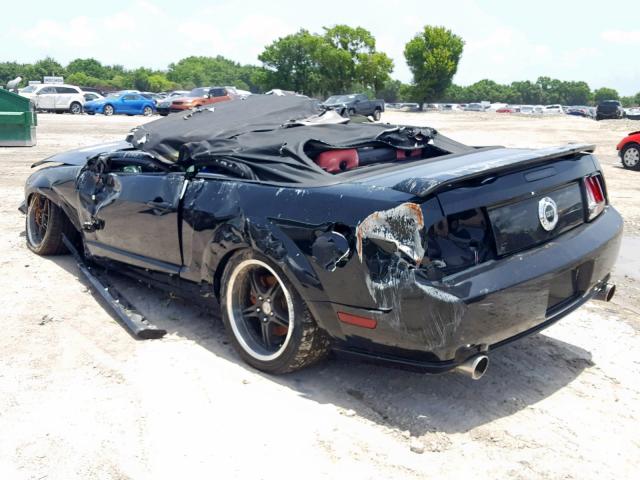 1ZVHT85H855205970 - 2005 FORD MUSTANG GT BLACK photo 3