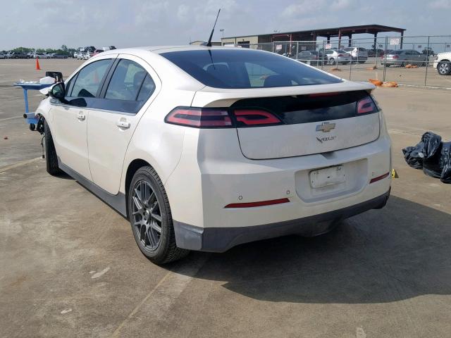 1G1RH6E4XEU165495 - 2014 CHEVROLET VOLT WHITE photo 3