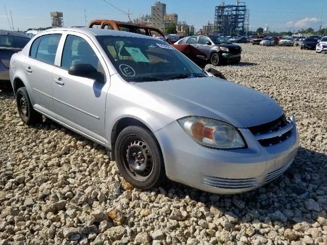 1G1AK52F557665027 - 2005 CHEVROLET COBALT SILVER photo 1