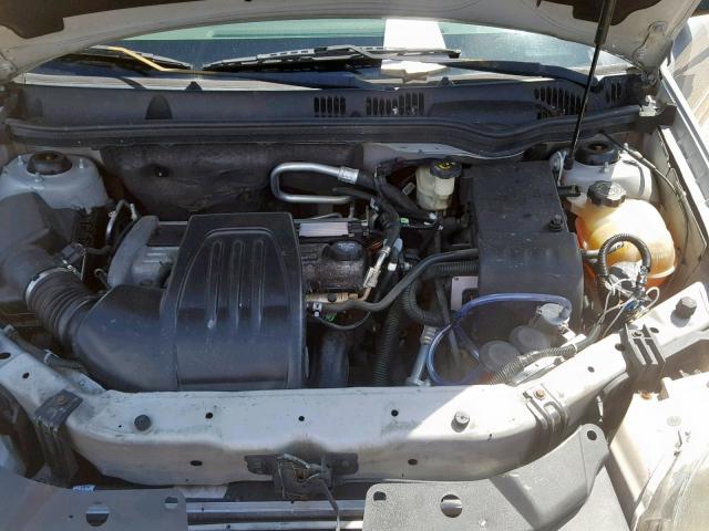 1G1AK52F557665027 - 2005 CHEVROLET COBALT SILVER photo 7