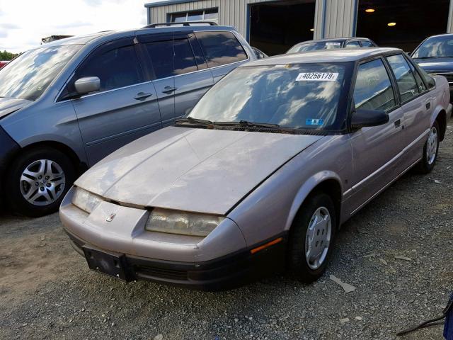 1G8ZH5286SZ238511 - 1995 SATURN SL1 SILVER photo 2