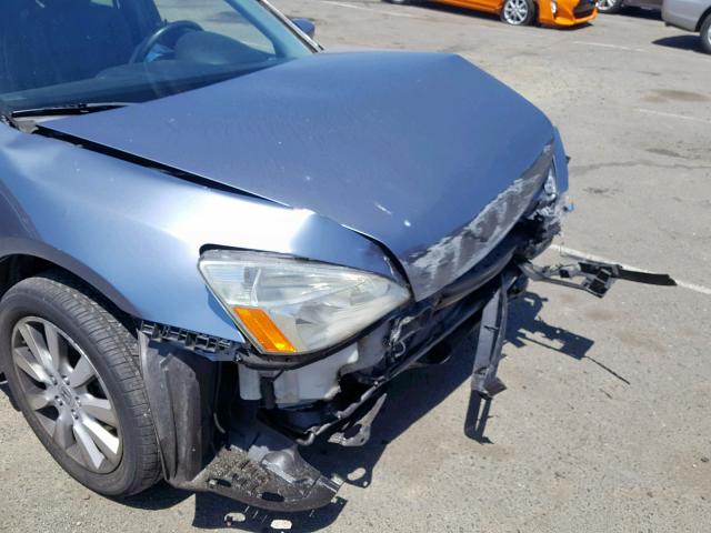 1HGCM66567A052181 - 2007 HONDA ACCORD EX BLUE photo 9