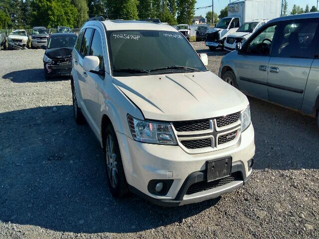 3C4PDDEG1CT266585 - 2012 DODGE JOURNEY R/ WHITE photo 1