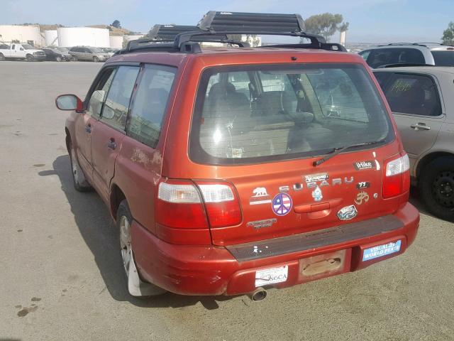 JF1SF65641G722447 - 2001 SUBARU FORESTER S RED photo 3