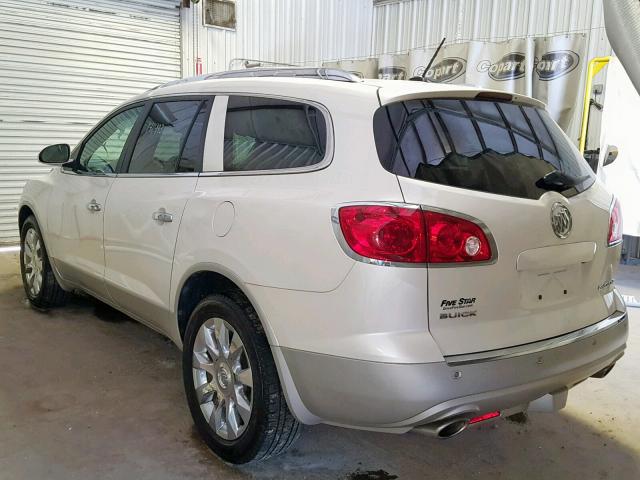 5GAKRDED0CJ376778 - 2012 BUICK ENCLAVE WHITE photo 3