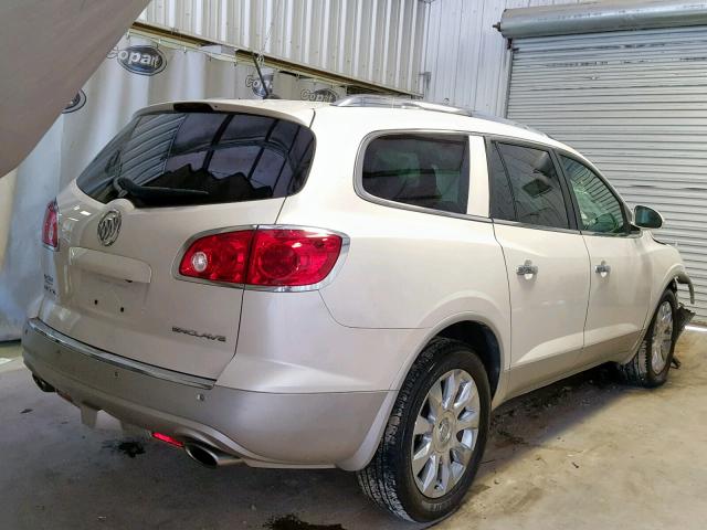 5GAKRDED0CJ376778 - 2012 BUICK ENCLAVE WHITE photo 4