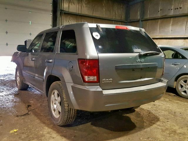 1J8GR48K58C182413 - 2008 JEEP GRAND CHER GRAY photo 3