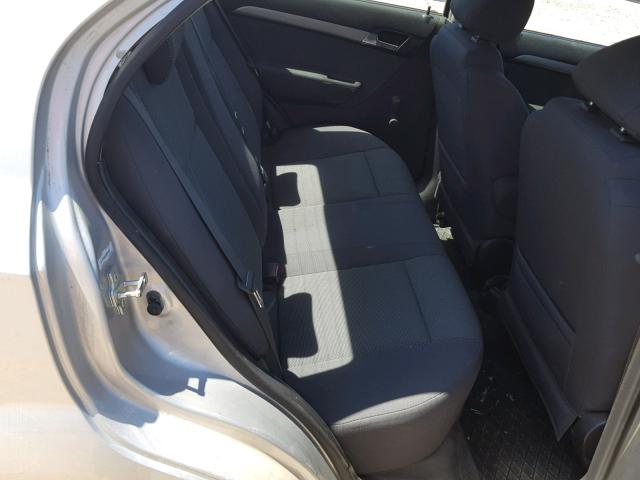 KL1TD566X8B054620 - 2008 CHEVROLET AVEO BASE Күміс фото 6