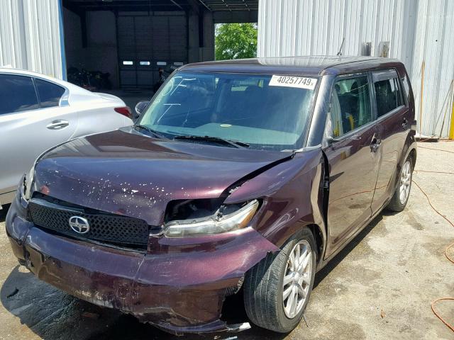 JTLZE4FE4A1103117 - 2010 TOYOTA SCION XB 勃艮第红 照片 2