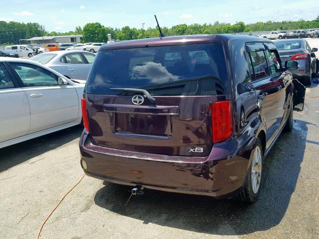 JTLZE4FE4A1103117 - 2010 TOYOTA SCION XB 勃艮第红 照片 4