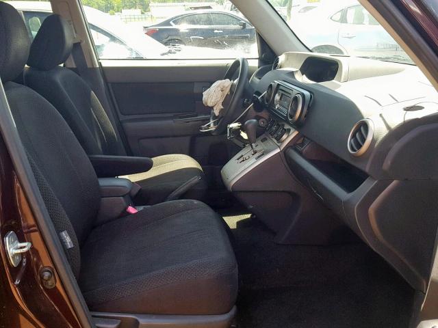 JTLZE4FE4A1103117 - 2010 TOYOTA SCION XB 勃艮第红 照片 5
