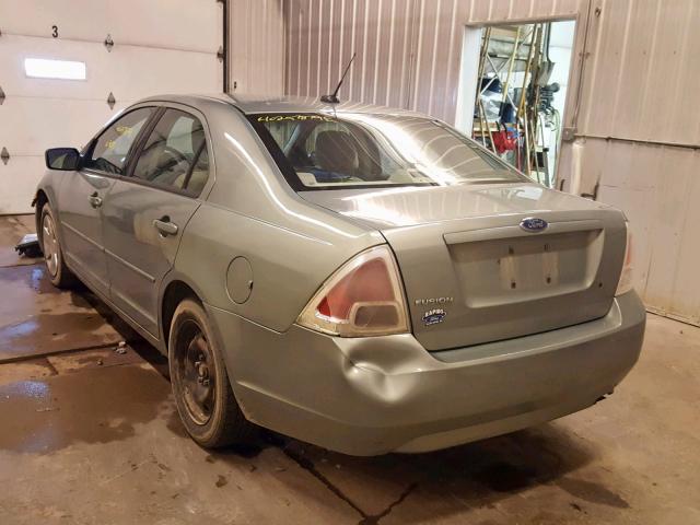 3FAHP06Z19R124737 - 2009 FORD FUSION S GREEN photo 3