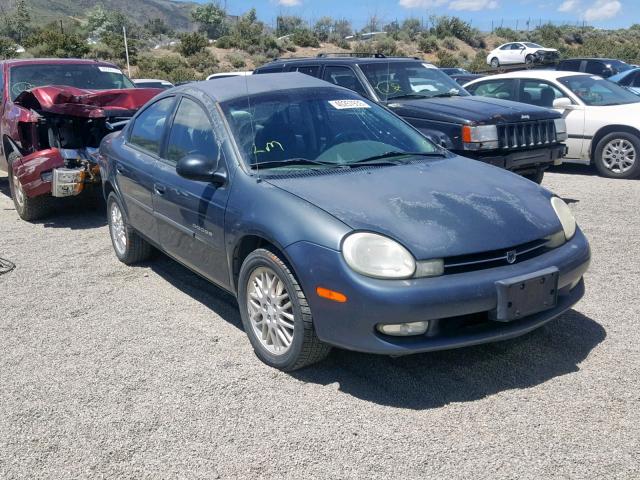 1B3ES46C31D242561 - 2001 DODGE NEON SE BLUE photo 1