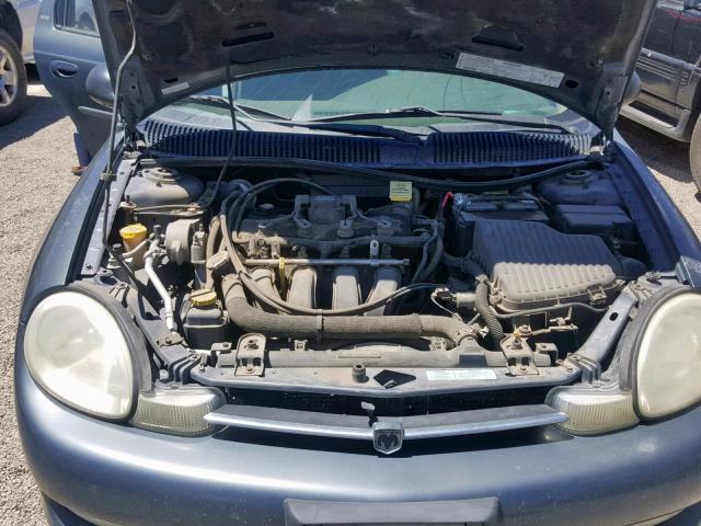 1B3ES46C31D242561 - 2001 DODGE NEON SE BLUE photo 7