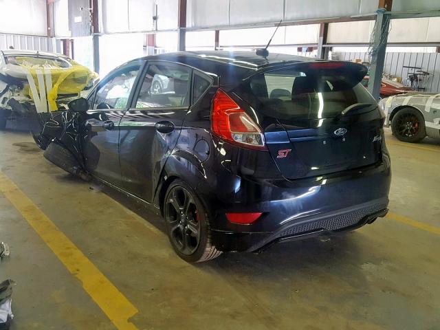 3FADP4GX3KM101188 - 2019 FORD FIESTA ST BLACK photo 3