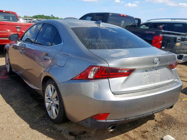 JTHBF1D2XF5050598 - 2015 LEXUS IS 250 GRAY photo 3