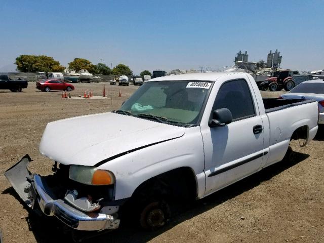 1GTEC14VX4Z176421 - 2004 GMC NEW SIERRA WHITE photo 2