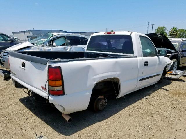 1GTEC14VX4Z176421 - 2004 GMC NEW SIERRA WHITE photo 4