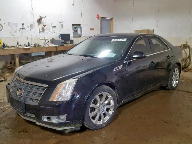 1G6DT57V480146391 - 2008 CADILLAC CTS HI FEA BLACK photo 2