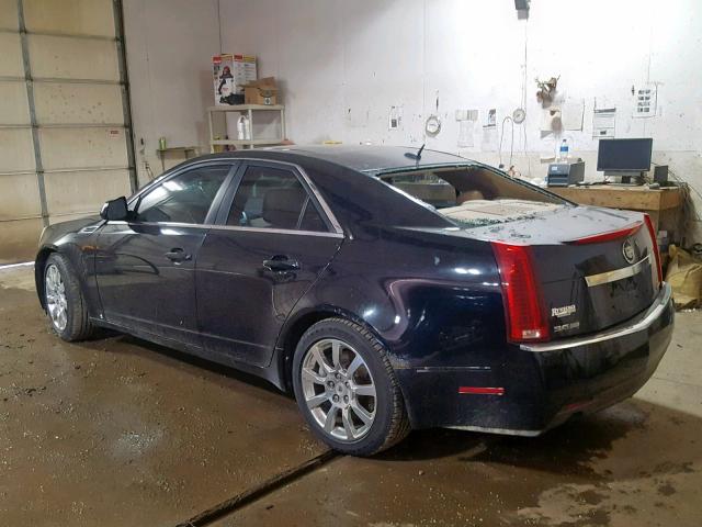 1G6DT57V480146391 - 2008 CADILLAC CTS HI FEA BLACK photo 3