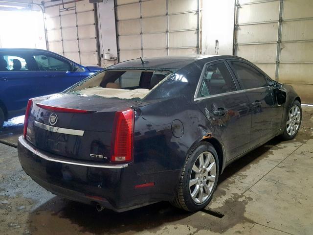 1G6DT57V480146391 - 2008 CADILLAC CTS HI FEA BLACK photo 4