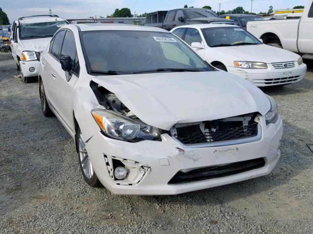 JF1GJAH61EH004843 - 2014 SUBARU IMPREZA LI WHITE photo 1