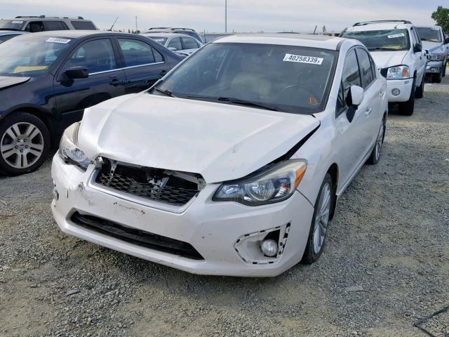 JF1GJAH61EH004843 - 2014 SUBARU IMPREZA LI WHITE photo 2