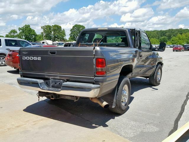 3B7KC23691G804404 - 2001 DODGE RAM 2500 GRAY photo 4