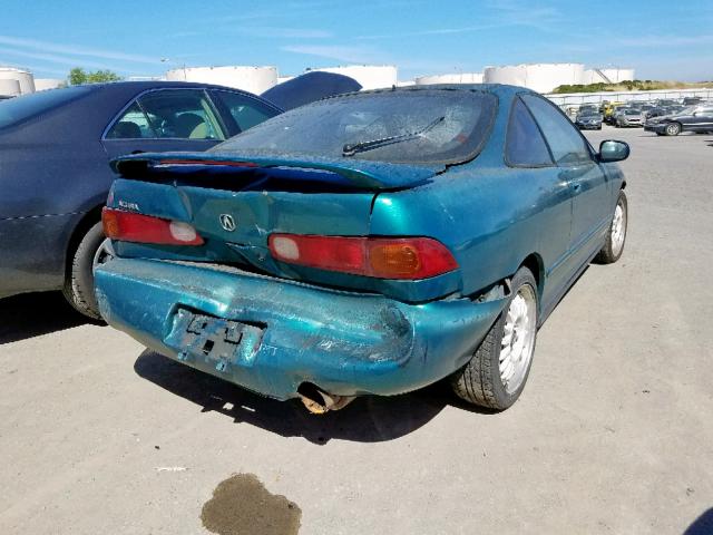 JH4DC238XRS003638 - 1994 ACURA INTEGRA GS TURQUOISE photo 4