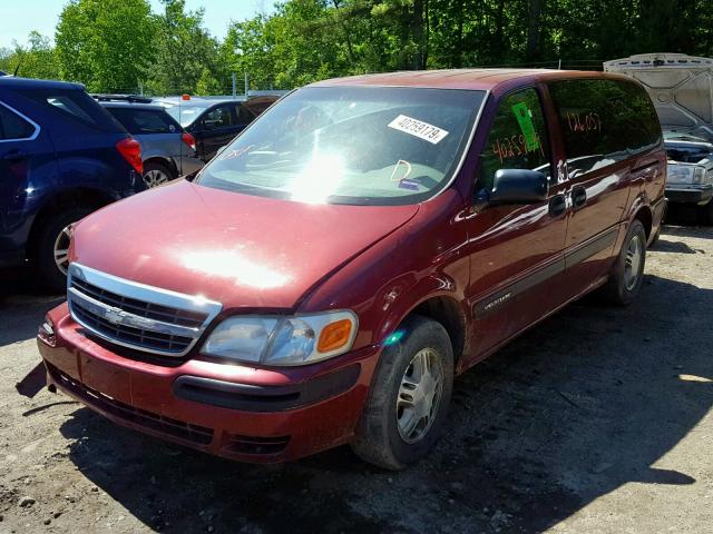 1GNDV03E15D106314 - 2005 CHEVROLET VENTURE MAROON photo 2