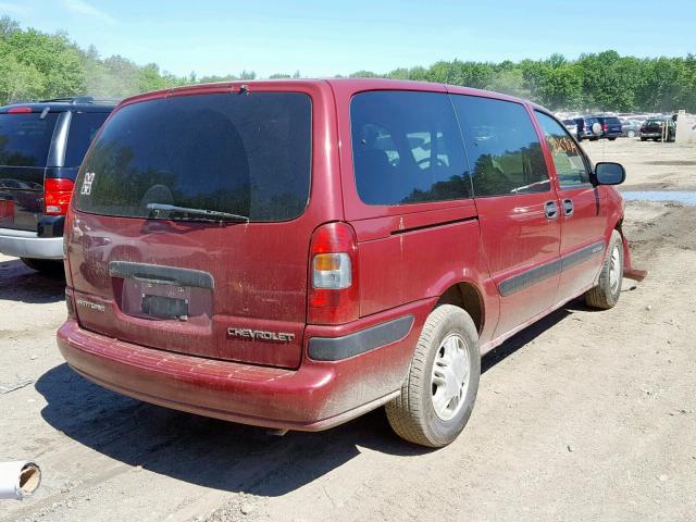 1GNDV03E15D106314 - 2005 CHEVROLET VENTURE MAROON photo 4