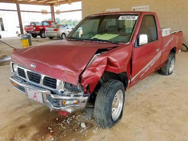 1N6SD11S7PC430861 - 1993 NISSAN TRUCK SHOR RED photo 2