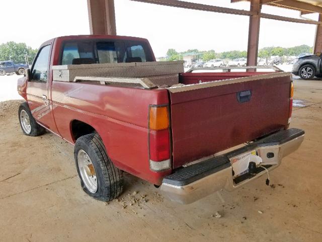 1N6SD11S7PC430861 - 1993 NISSAN TRUCK SHOR RED photo 3