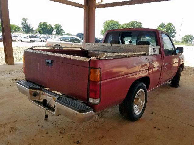 1N6SD11S7PC430861 - 1993 NISSAN TRUCK SHOR RED photo 4