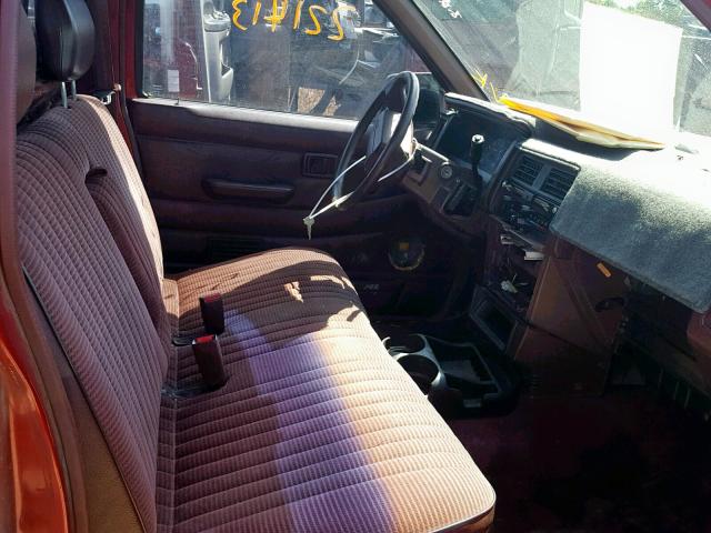 1N6SD11S7PC430861 - 1993 NISSAN TRUCK SHOR RED photo 5