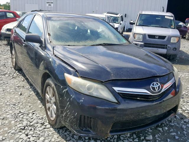 4T1BB3EK5AU111700 - 2010 TOYOTA CAMRY HYBR BLACK photo 1