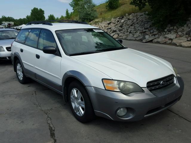 4S4BP61C357308306 - 2005 SUBARU LEGACY OUT WHITE photo 1