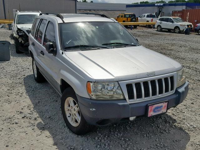 1J4GX48N54C413242 - 2004 JEEP GRAND CHER SILVER photo 1