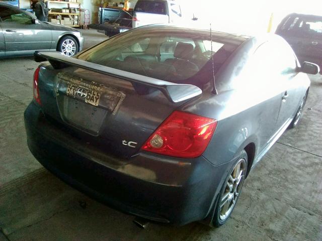 JTKDE177X50048651 - 2005 TOYOTA SCION TC ნაცრისფერი ფოტო 4