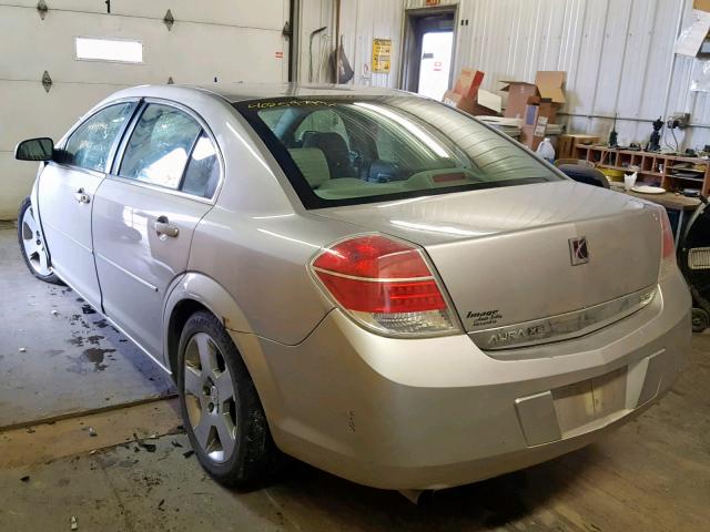 1G8ZS57N68F131548 - 2008 SATURN AURA XE SILVER photo 3