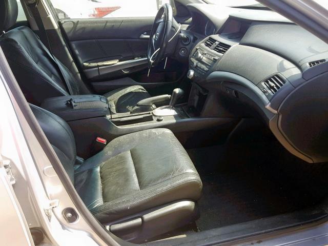 JHMCP26808C067188 - 2008 HONDA ACCORD EXL SILVER photo 5