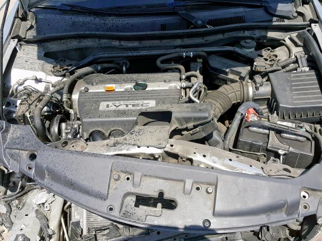 JHMCP26808C067188 - 2008 HONDA ACCORD EXL SILVER photo 7